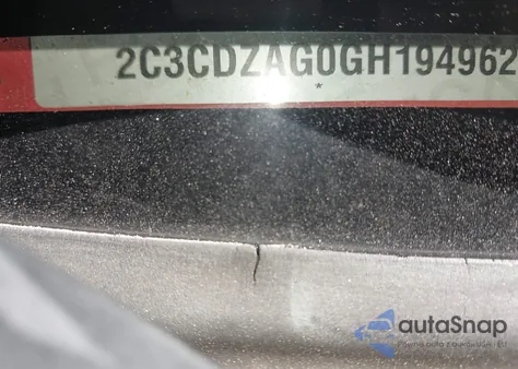 2016 Dodge Challenger Sxt z USA, uszkodzony, nr VIN 2C3CDZAG0GH194962